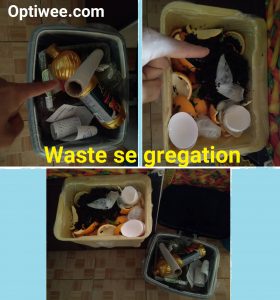 Waste segregation from home